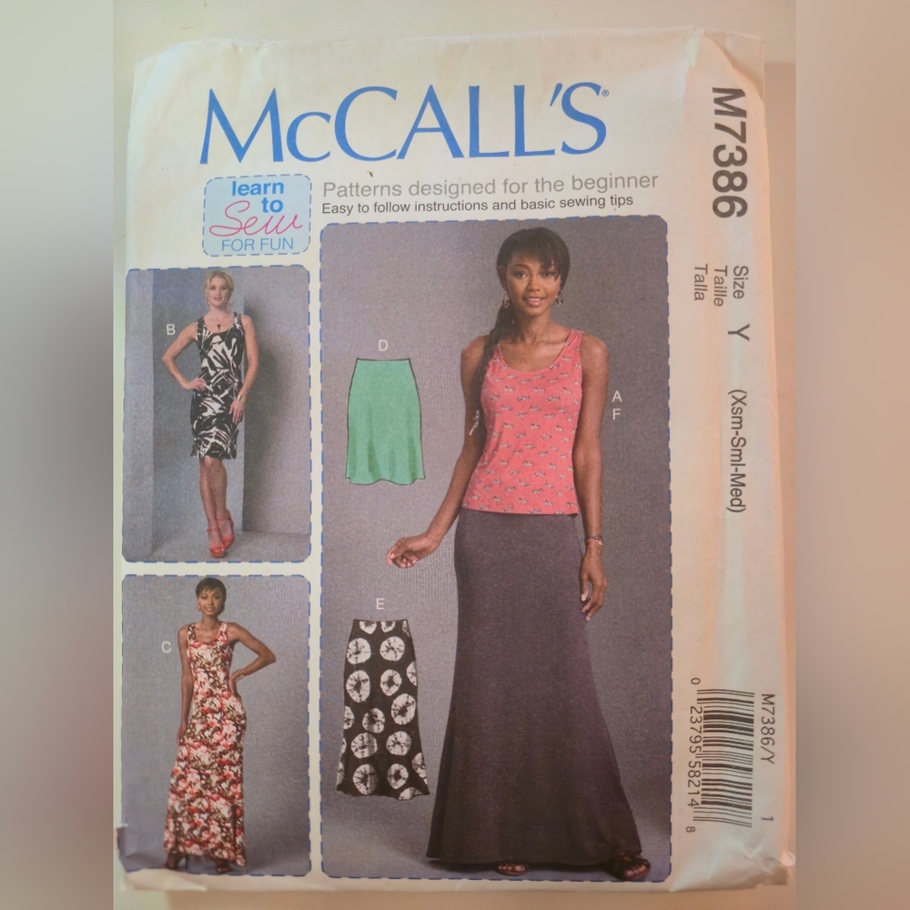 McCall's Women's Sewing Pattern M7386